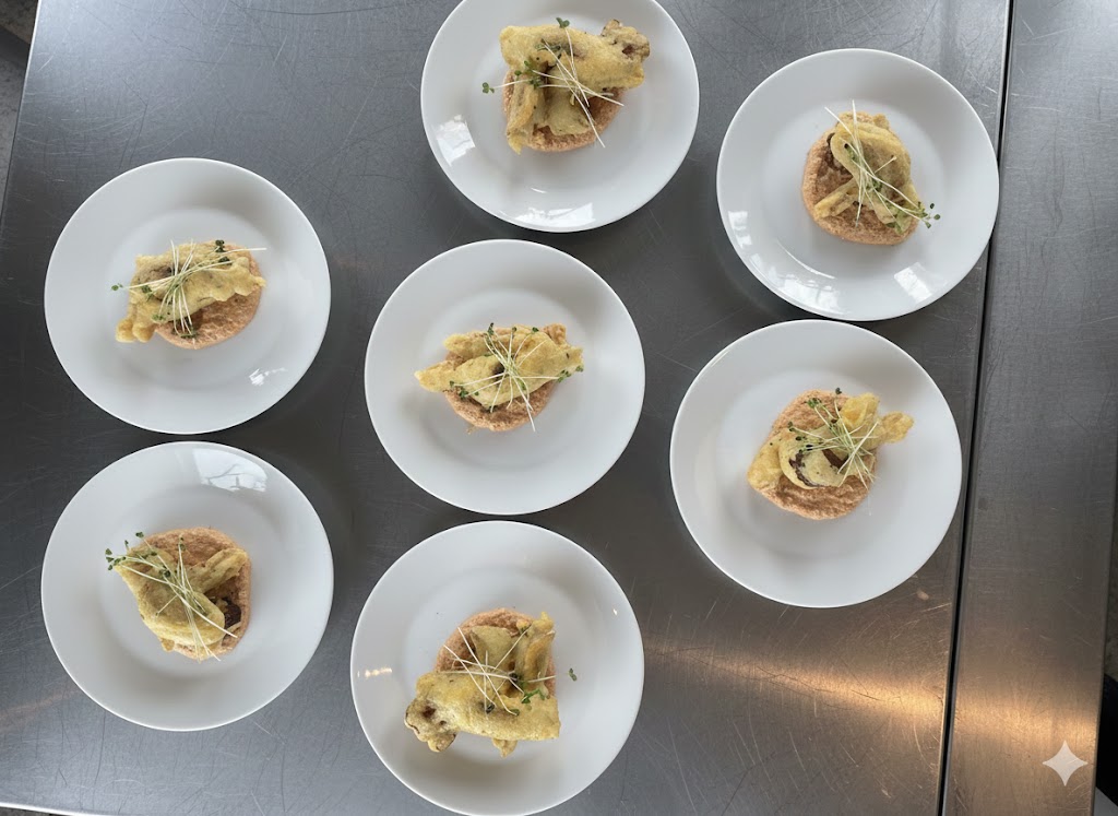 King Oyster Tempura with Harissa Aioli